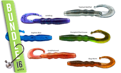 Picture of M-WAR Grub 9cm With Jigheads 4/0