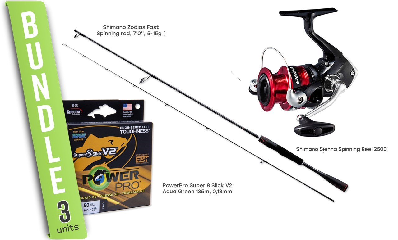 Picture of Fiskeset Abborre Haspel Shimano 5-15gr