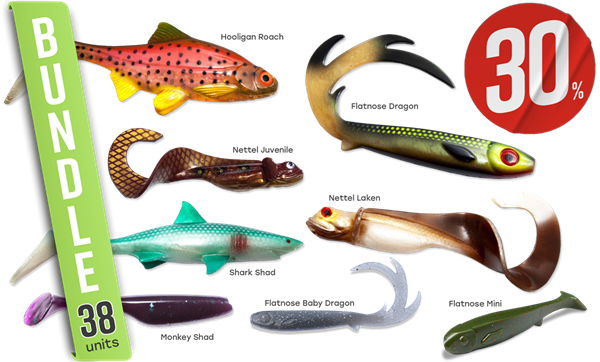 Picture of Mega Bundle Mix LAST CHANCE - 38 Lures