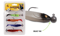 Picture of Flatnose Mini 9cm with rigged jighead 5-pack