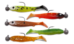 Picture of Flatnose Mini 9cm with rigged jighead 5-pack