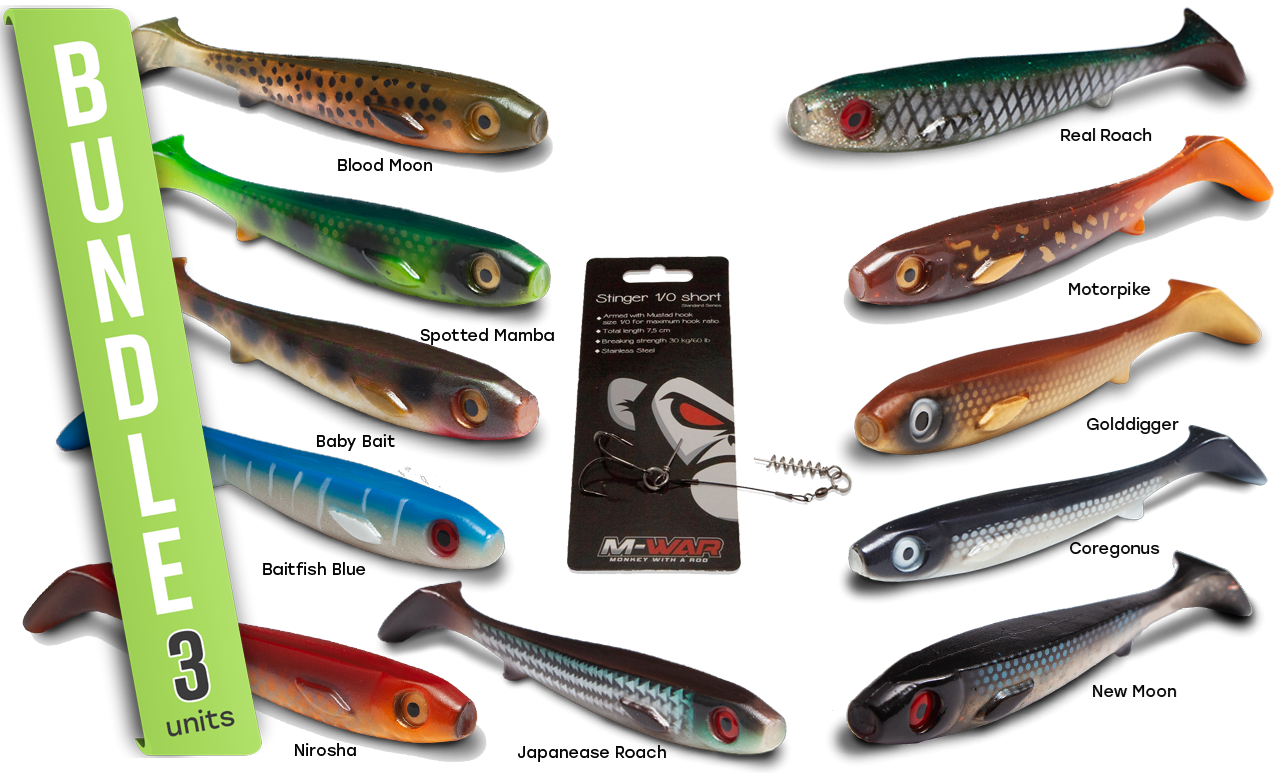 Picture of Flatnose Shad Jr 15cm med Riggar