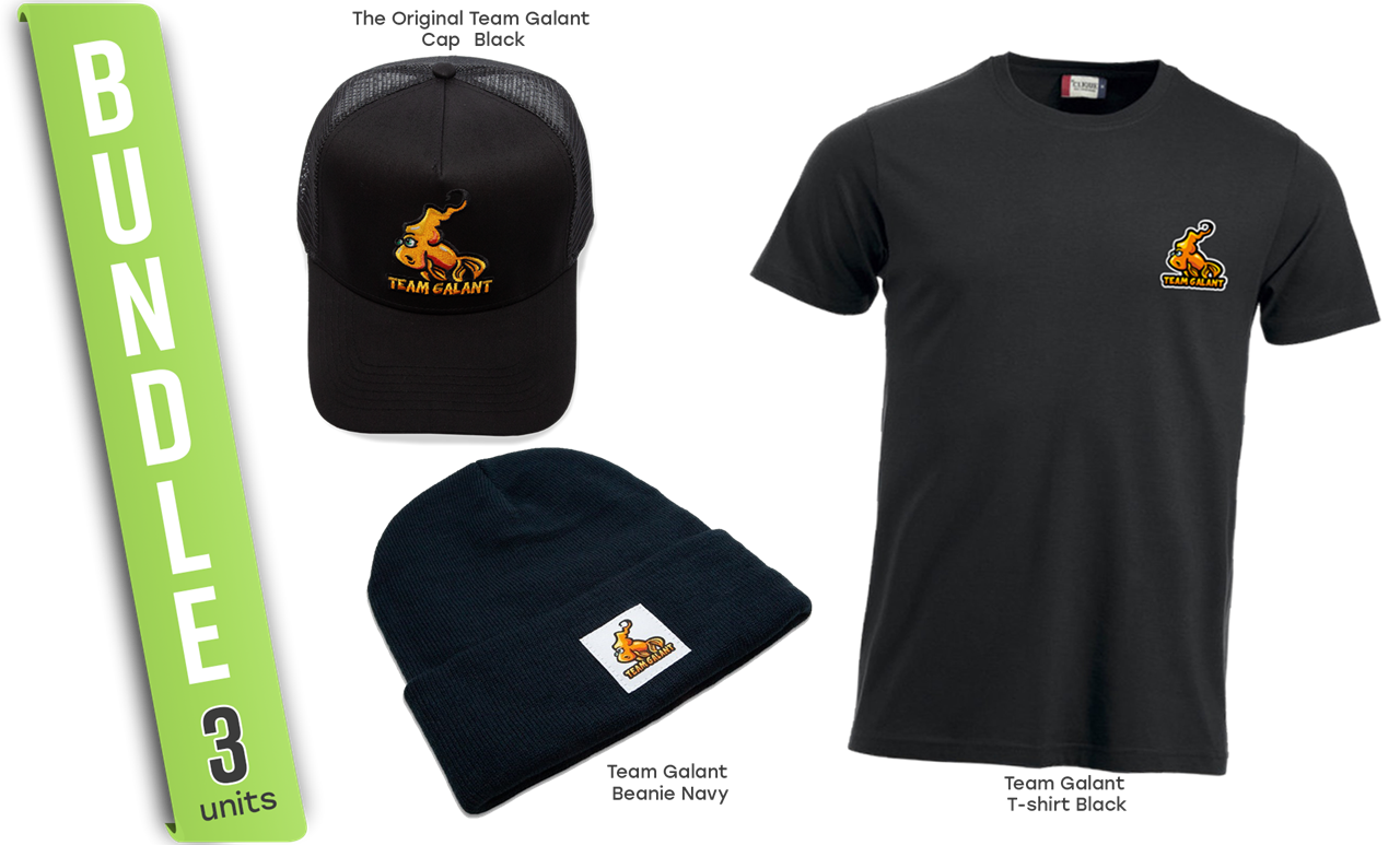 Picture of Team Galant T-shirt, Keps och Mössa