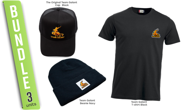 Bild på Team Galant T-shirt, Keps och Mössa