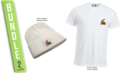Picture of Team Galant T-shirt och Mössa Vit