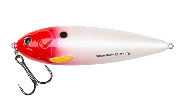 Bild på Abu Garcia Beast Rattlin Atom 12cm, 45g - Red Head