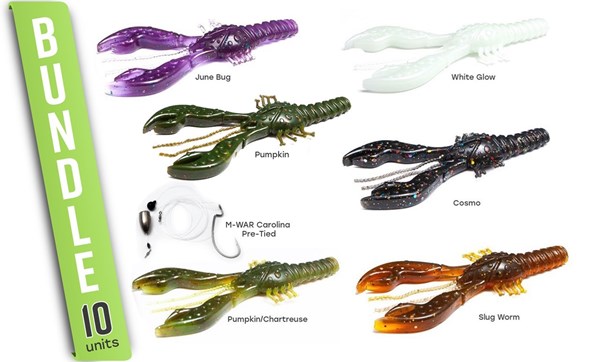 Bild på Monkey Baby Lobster 10cm med M-WAR Carolina Rig färdigknuten