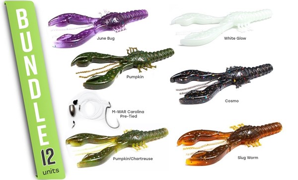 Bild på Monkey Baby Lobster 8cm med M-WAR Carolina Rig färdigknuten