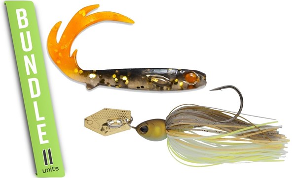 Picture of Flatnose Baby Dragon with  Berkley DEX Chatterbait