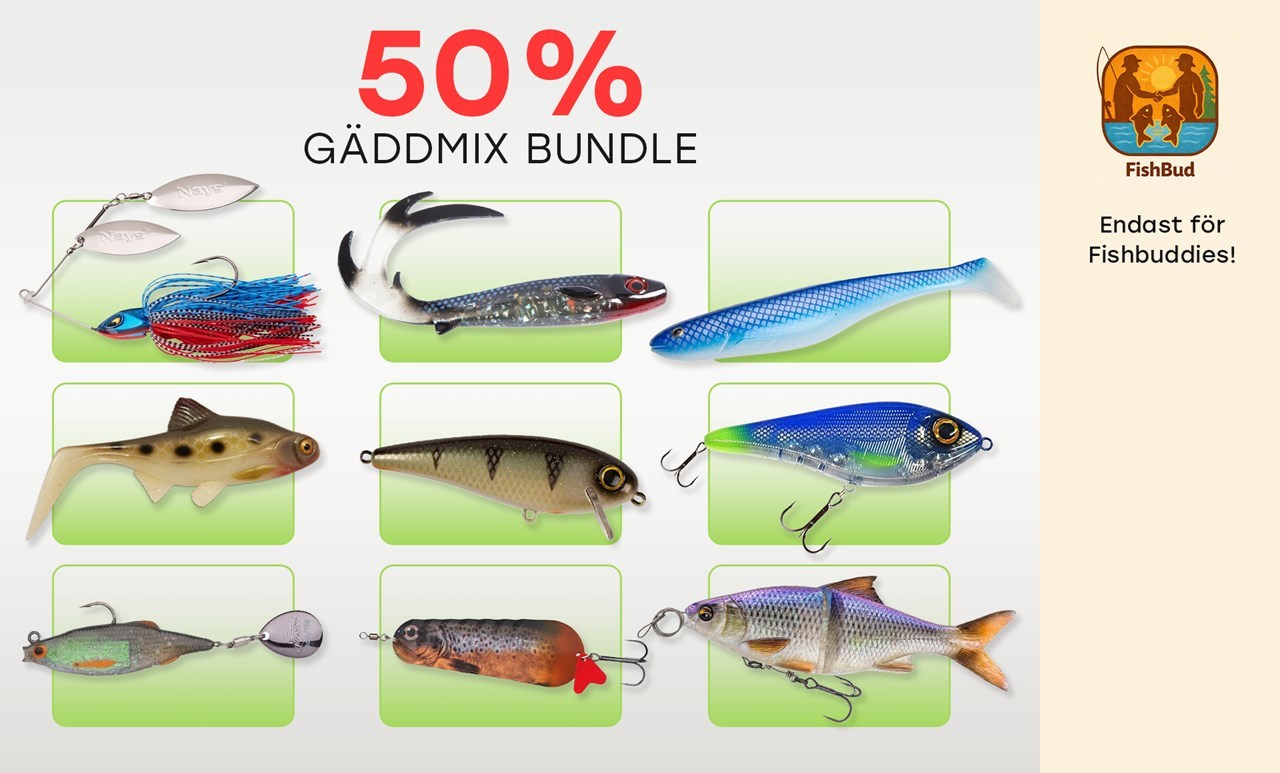 Picture of Exklusiv Fishbud Deal - 50% på Mix Gäddbeten